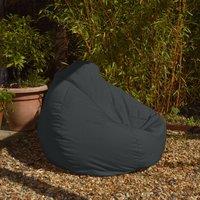 rucomfy Beanbags rucomfy Indoor Or Outdoor Adults Water Resistant - Beanbag Chair in Grey | Size: Large
