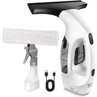 Nordara Cordless Rechargeable Window Vacuum Glass Cleaner Handheld in White