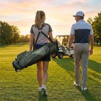 Nordara Ultra Lightweight Golf Stand Bag with 4-Way Top Dividers in Dark Green