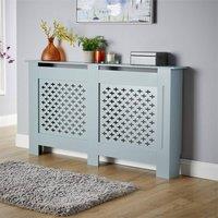 Nordara Grey Large Modern Radiator Cover