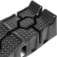Nordara Heavy Duty 5 Ton Low Rise Ramp Pair Plastic Car Van Support Ramps in Black | Size: 10000mm x 520mm