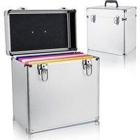 VOGREX 12 Silver Vinyl LP Record Storage Case Stackable DJ Flight Box