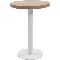 Berkfield Home Bistro Table Light Brown 60 cm MDF