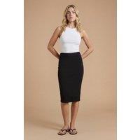 Dorothy Perkins Women's Bengaline Pencil Skirt in Black | Size: 18