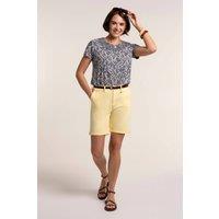 Brakeburn Women's CHINO SHORT in Yellow | Size: 10