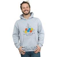 Friends Men's Fountain & Umbrellas Hoodie in Grey | Size: 3XL