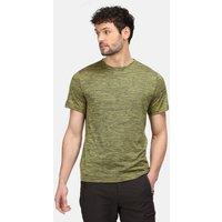 Regatta Men's Fingal Edition Short Sleeved Marl T-Shirt in Lime | Size: 3XL
