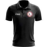 Mynamar Men's Personalised Nepal Football Polo Shirt Black | Size: Large