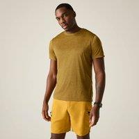Regatta Men's Fingal Edition Short Sleeved Marl T-Shirt in Mustard | Size: 2XL