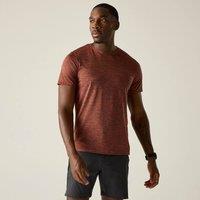 Regatta Men's Fingal Edition Short Sleeved Marl T-Shirt in Burnt Orange | Size: 3XL