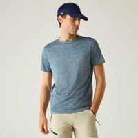 Regatta Men's Fingal Edition Short Sleeved Marl T-Shirt in Mid Blue | Size: 3XL