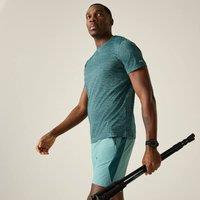 Regatta Men's Fingal Edition Short Sleeved Marl T-Shirt in Mint | Size: 2XL