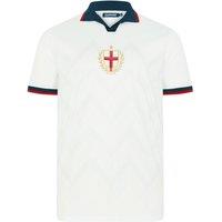 BadRhino Men's England Football Polo Shirt in White | Size: 4XL