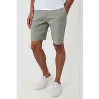Threadbare Men's Cotton 3 Pocket Stretch Chino Shorts in Pale Green | Size: 38R
