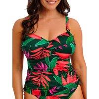 Fantasie Women's Pichola Twist Front Tankini Top in Green | Size: 32GG