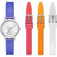 DKNY Women's NY6661SET Soho 28mm Quartz Watch in Orange