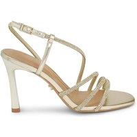Carvela Women's 'Paparazza Jewel Wide Fit' Fabric Heels in Gold | Size: 8
