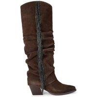 KG Kurt Geiger Women's 'Tempt' Suede Boots in Brown | Size: 4