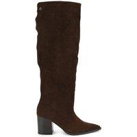 Carvela Women's 'Reina Knee' Suede Boots in Dark Brown | Size: 7