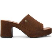 Carvela Women's 'Letizia Mule' Suede Heels in Brown | Size: 4