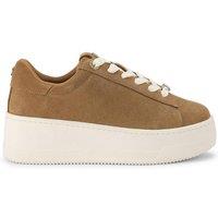 KG Kurt Geiger Women's 'Logic' Suede Trainers in Camel | Size: 5