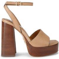 STEVE MADDEN Women's 'Floria Brown' Leather Heels in Brown | Size: 7