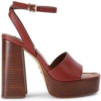 STEVE MADDEN Women's 'Floria Brown' Leather Heels in Brown | Size: 5
