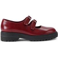 STEVE MADDEN Women's 'Alba Burgundy' Leather Flats in Burgundy | Size: 5