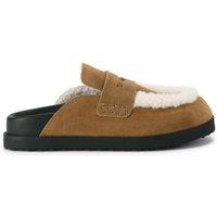 STEVE MADDEN Women's 'Tomlin Brown' Suede Flats in Brown | Size: 5