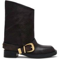 STEVE MADDEN Women's 'Climaxx 336' Leather Boots in Brown | Size: 4
