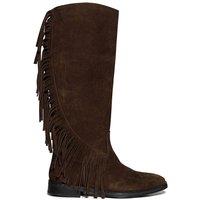 STEVE MADDEN Women's 'Nigella Boot Brown' Suede Boots in Brown | Size: 5