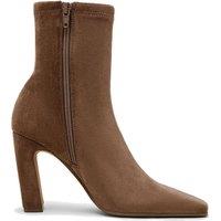 STEVE MADDEN Women's 'Vinka Boot Taupe' Fabric Boots in Taupe | Size: 6