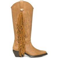 STEVE MADDEN Women's 'Wessel Boot Brown' Leather Boots in Tan | Size: 6
