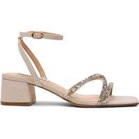 STEVE MADDEN Women's 'Gabby Heel Cream' Fabric Heels in Cream | Size: 3