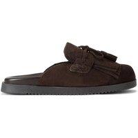 STEVE MADDEN Women's 'Maurea Dark Brown' Suede Flats in Dark Brown | Size: 8