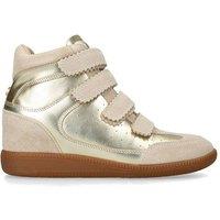 STEVE MADDEN Women's 'Mustang Gold' Trainers in Gold | Size: 4