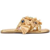 KG Kurt Geiger Women's 'Roxie' Sandals in Gold | Size: 4