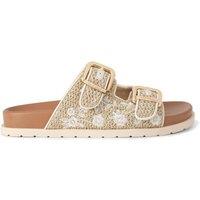 Carvela Women's 'Selena' Fabric Sandals in Beige | Size: 8
