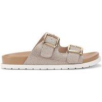 Carvela Women's 'Selena' Fabric Sandals in Silver | Size: 3