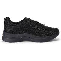 Carvela Women's 'Adoro Bling' Fabric Trainers in Black | Size: 3