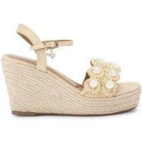 KG Kurt Geiger Women's 'Prairie Wedge' Sandals in Beige | Size: 8