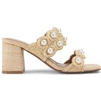 KG Kurt Geiger Women's 'Prairie Block' Sandals in Beige | Size: 3