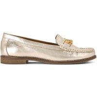 KG Kurt Geiger Women's 'Marnie' Leather Flats in Gold | Size: 3