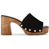 Carvela Women's 'Novella Mule' Suede Heels in Black | Size: 3