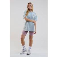 BCouture Women's Cycling Shorts & T-Shirt Set in Blue | Size: Small