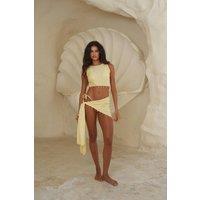 Moda Minx Women's Daytona Co-Ord in Yellow | Size: S/M