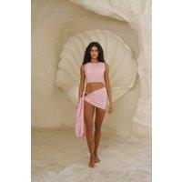 Moda Minx Women's Daytona Co-Ord in Baby Pink | Size: S/M