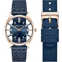 Kenneth Cole Women's KCWLG2236903 Classic 34mm Quartz Watch in Blue
