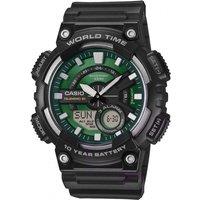 Casio Men's AEQ-110W-3A2VEF Collection 52mm Quartz Watch in Black