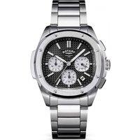 Rotary Men's RGB10027-04 Apex 100 40mm Watch in Silver